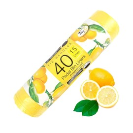 White Hinge 40x Fragranced Pedal Bin Bag Liners (64cm x 92cm) 15L Odour Neutralising Citrus Lemon or Fresh Linen & Summer Breeze Scent