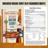 Pork Barrel BBQ Old-Fashioned Maple Bacon Jerky - Uncured Snacks,