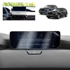 BSTW for 2025 Mazda CX-90 Screen Protector for 2024 2025 CX-90 3.3 Turbo Select/2024 CX90 PHEV Preferred 10.25" Center Display Bubble Free Soft Nano Protective Film 2PCS