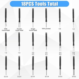 Linkstyle 18PCS Upgraded Terminal Removal Tool Kit, Pin Extractor Tool Set, Auto Electrical Wire Connector Pin Puller Repair Release Tools