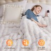 Anysay Heated Blanket Throw with 1/2/4/6/8 Hours Auto-Off 10 Heat