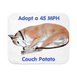 CafePress 45 MPH Couch Potato Sherpa Fleece Throw Blanket 60" L x 50" W