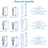 MMOBIEL 315pcs 2.8mm 4.8mm 6.3mm Male and Female Brush Connectors