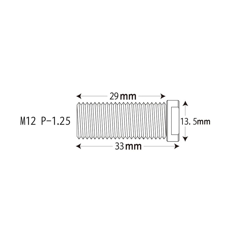 POSH 031969-01-10 Motorcycle Handlebar End, Ultra Heavy Bar End, For