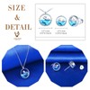 CPSLOVE Cute Little Dolphin Crystal Chains Necklace Earrings 925 Silver
