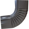 Aquabarrel 90 degree Aluminum Gutter Elbow Style B - Black,