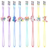 ZXSWEET 8PCS Kids Glasses Strap Unicorn Rainbow Adjuster Stretchy Eyeglass