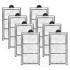 8 PCS Multi-Layer Filter Cotton for 2.5/3.5 Gal Fish Tank