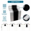 Futuregrace Black and White Stripes Table Runners, Farmhouse Table Runner
