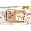 HOMICO 6 Sets DIY 3D Mini Food Sticker Scenes Cute