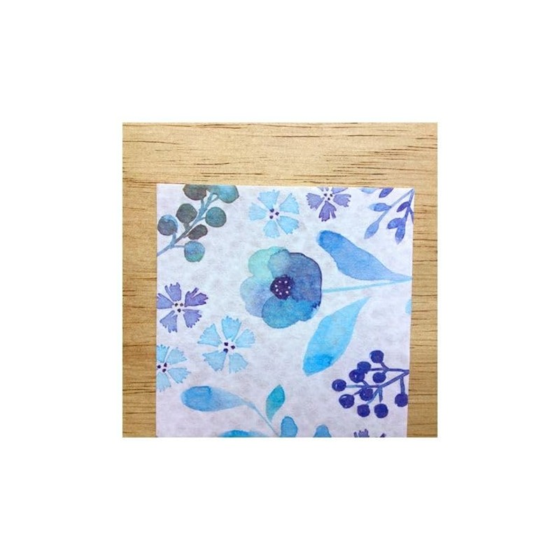 Today's Letter One Pencil Note Mino Washi [Moonlit Flower] LIK11