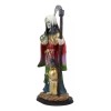Large 16.75"H Rainbow Holy Death Santa Muerte Holding Scythe Globe
