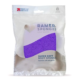 Ramer Shower Sponge - Super Soft Body Sponge Small (Ruby)