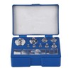 Calibration Weights Set, 17 Pieces, 10 mg-100 g Weight, Stainless