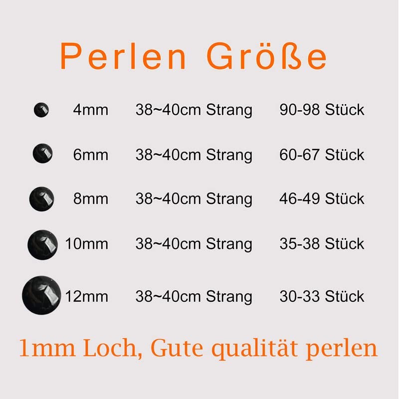 Skybeads matte beads, 4/ 6/ 8/ 10/ 12 mm, for