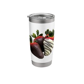 Chocolate Covered Strawberries Stainless Steel Insulated Tumbler