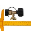 Fudeshe Adapter with Gauge,Refill Connection Brass Propane Tank Leak Detector