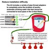 Complete Set Pipeline Automatic Chicken Waterer System(58 Accessories Included)Chicken Water