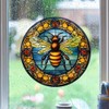 Window Stickers Bee Static Glass Clings Window Decals Animal Reusable