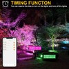 ChangM LED Flood Light Outdoor 500W Equivalent,Bluetooth RGB Flood Lights
