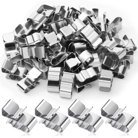 Zhengmy 50 Pcs Trailer Frame Wire Clips Stainless Steel Metal Cable Clips 22....