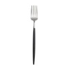 Cutipol GOA GO07 Dessert Fork, Black, 7.3 inches (18.5 cm)