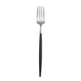 Cutipol GOA GO07 Dessert Fork, Black, 7.3 inches (18.5 cm)