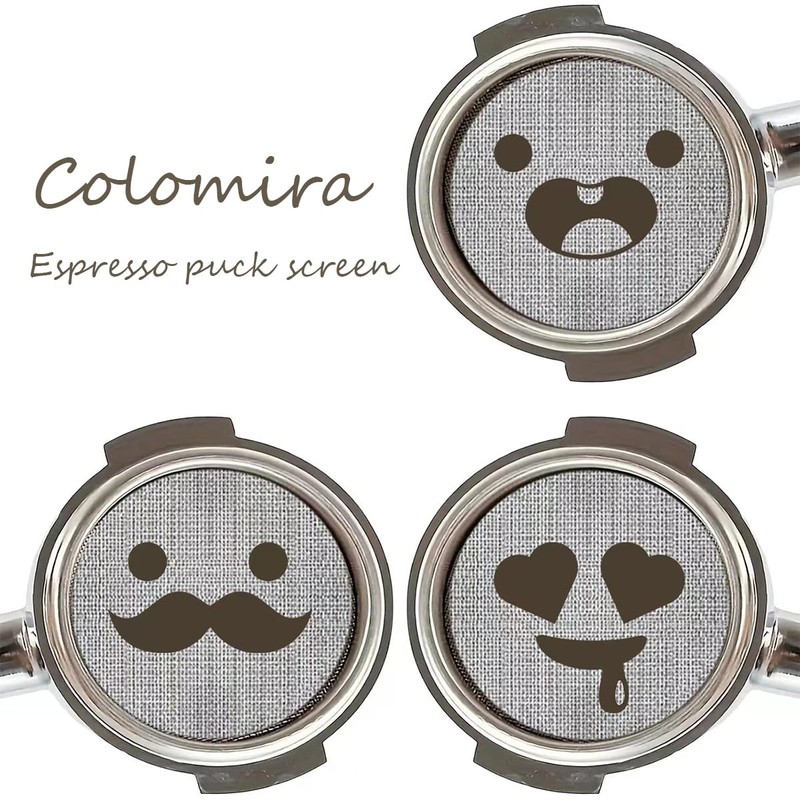 ColoMira 51mm Espresso Puck Screen 3-Pack, Lower Shower Screen, Metal