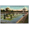 c1940s Lily Pond Band Stand Garfield Park Chicago Postcard