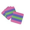Trigender Pride Foam Coaster Set of 4