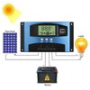 Solar Charge Controller 12V 24V Intelligent Identification MPPT Charging LCD