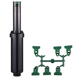 Suinga Hunter SRM-04 Sprinkler Range 4 to 9 m Thread 1/2 Inch Adjustable Angle Black Pack of 5