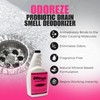 ODOREZE Natural Probiotic Drain Smell Deodorizer: 32 oz. Concentrate Makes