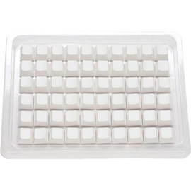 Ducky White Blank 132 Key Cherry Profile PBT Keycap Set