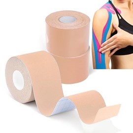 Grunda Kinesiotapes - 3 Kinesiology Tape Rolls (5 cm x 5 m) Kinesiotape - Professional Physio Tape and Sports Tape - Waterproof & Skin-Friendly Sports Tapes for Muscle Support, Knee Pain