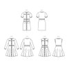 McCall's Easy Girls' Knit Dresses Sewing Pattern Kit, Design Code