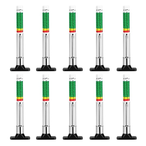 LICQIC Tyre Tread Depth Gauge UK, Color Coded Car Tire