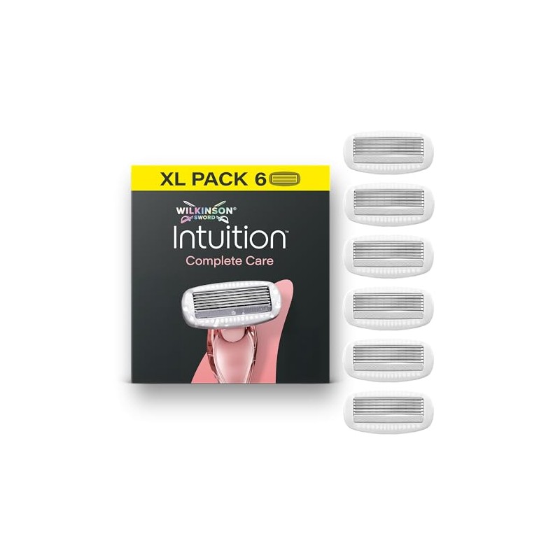 Wilkinson Sword Intuition Complete Care Razors for Women, Hydra-Boost Serum,
