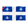Double Sided Quebec Flag Canadian Province QC Flag 4x6FT 120x180cm