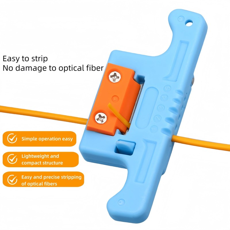 TXWTXPJ-1Pack AUA-05 Fiber Cable Ribbon Stripper FTTH Fiber Optic Stripper,5