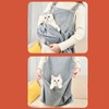 Cat Carrier Apron with Sleeping Pocket Large Space Drawstring Opening