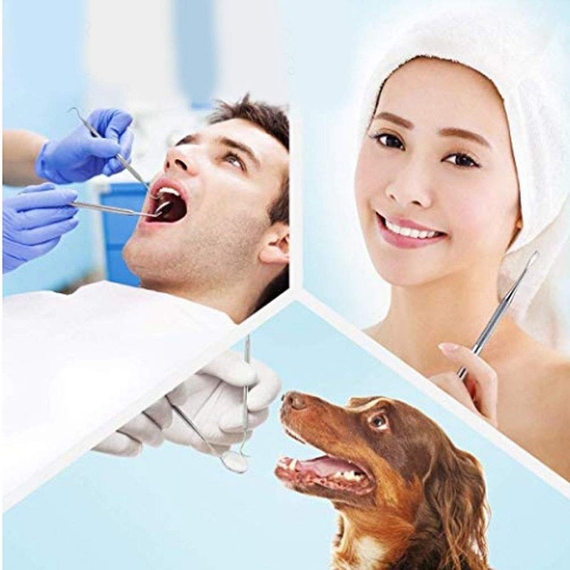Oral Care Kit 3pcs/Set Stainless Steel Oral Care Kit Plaque