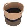 Woven Laundry Basket Cotton Rope Multifunctional Clothes Storage Hamper with
