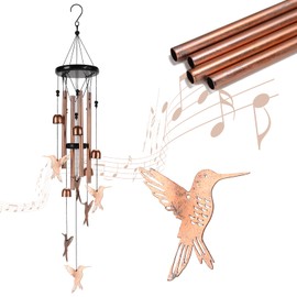Wind Chimes for Outside Hummingbird - Birthday Gifts for Women Mom Wife Grandma, Hanging Wind Chimes for Outside Clearance, Memorial Wind Chime Outdoor for Garden Decor for Outside, Patio, Yard