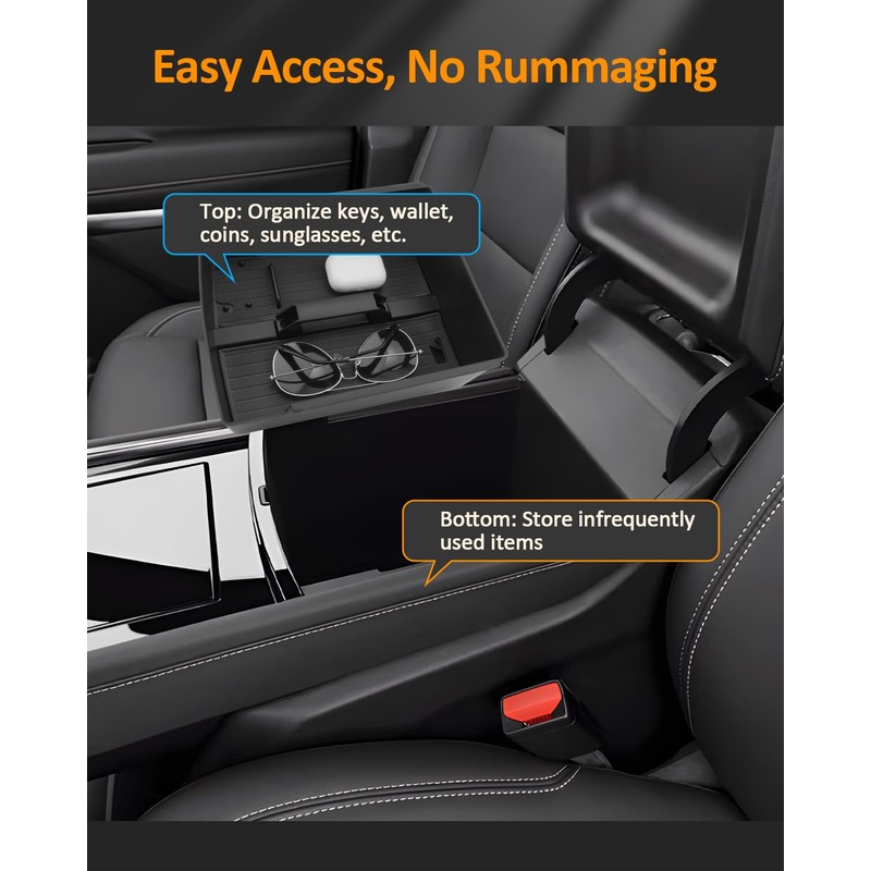 CDEFG for GMC Acadia 2024 2025 2026 Accessories Center Console