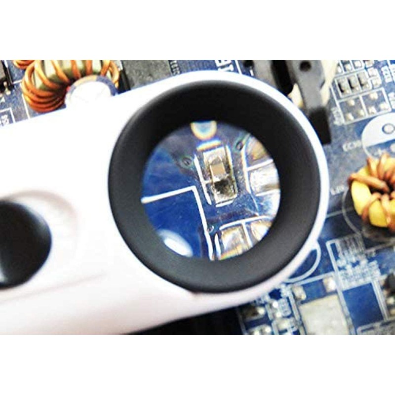 Handheld 40x High Power Hand Held Magnifier Magnifying Glass with