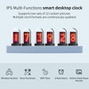 TPHRAVAL Nixie Clock IPS Clock, Display time/Set Alarm, Upload Pictures,