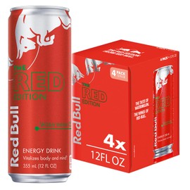 Red Bull Energy Drink, Watermelon, 12 Fl Oz (4 pack)