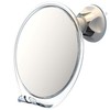 Luxo Shaving Mirror, Shower Mirror with a Razor Holder for