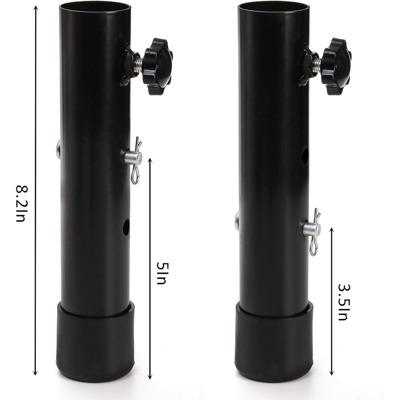 WUWEOT 4 Pack Table Leg Extenders, Adjustable Folding Table Leg